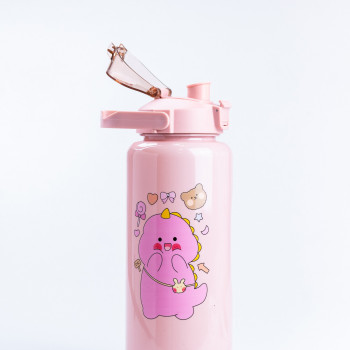 Пляшка для води Дракоша набір 3в1 з дозатором 0.3л 0.7л 2л