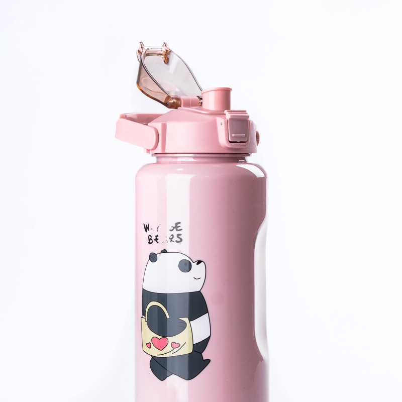 Пляшка для води Панда набір 3в1 з дозатором 0.3л 0.9л 2л