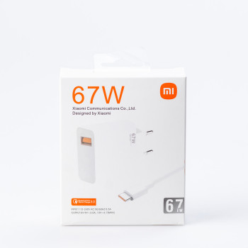 Адаптер Xiaomi 67 Вт зарядний пристрій USB-A з кабелем Type-C
