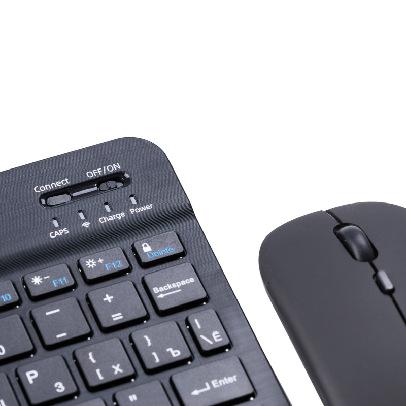 Клавіатура і миша бездротові Type-C роз'єм Bluetooth-клавіатура портативна тонка