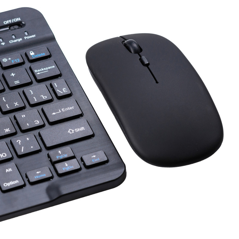 Клавіатура і миша бездротові Type-C роз'єм Bluetooth-клавіатура портативна тонка