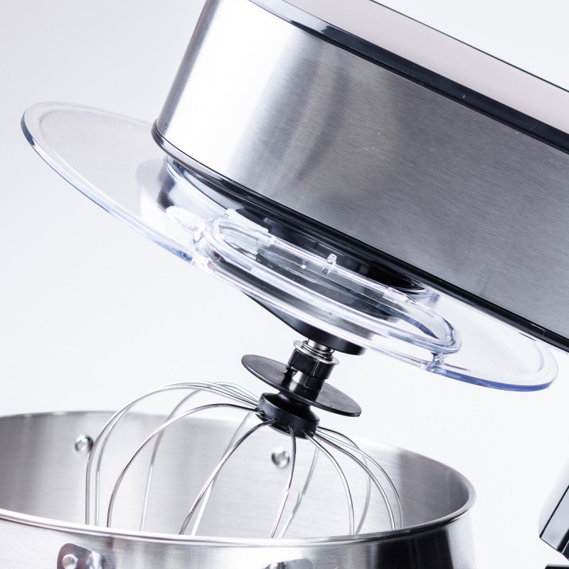 Міксер планетарний 2000 Вт з чашею з нержавійки 13 л 6 режимів швидкості 3 насадки Sokany SK-624