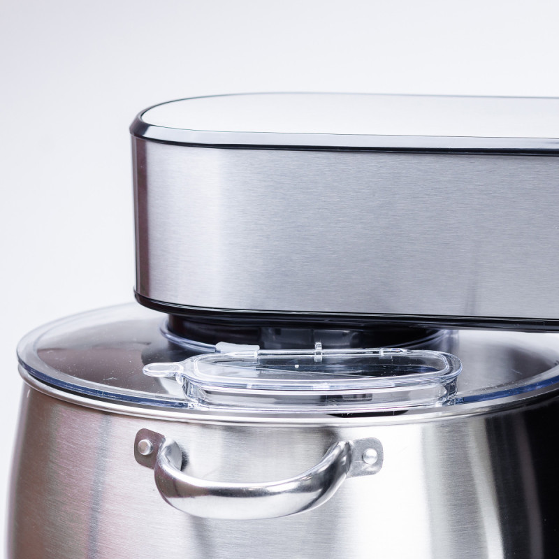 Міксер планетарний 2000 Вт з чашею з нержавійки 13 л 6 режимів швидкості 3 насадки Sokany SK-624