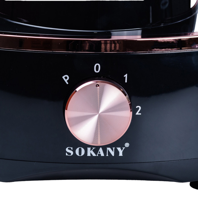 Кухонний комбайн 7 в 1 1000 Вт міксер кавомолка м'ясорубка і слайсер Sokany комбайн кухонний