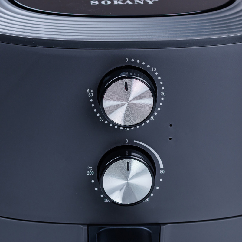Аерофритюрниця електрична аерогриль мультипіч 7,2 л 1700 Вт температура до 200 С таймер SOKANY