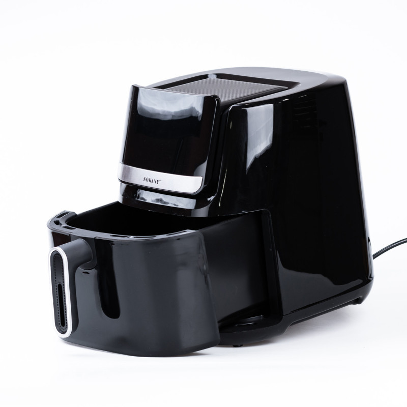 Аерофритюрниця електрична аерогриль 8.5 л 1800 Вт температура до 200 °C і таймер SOKANY