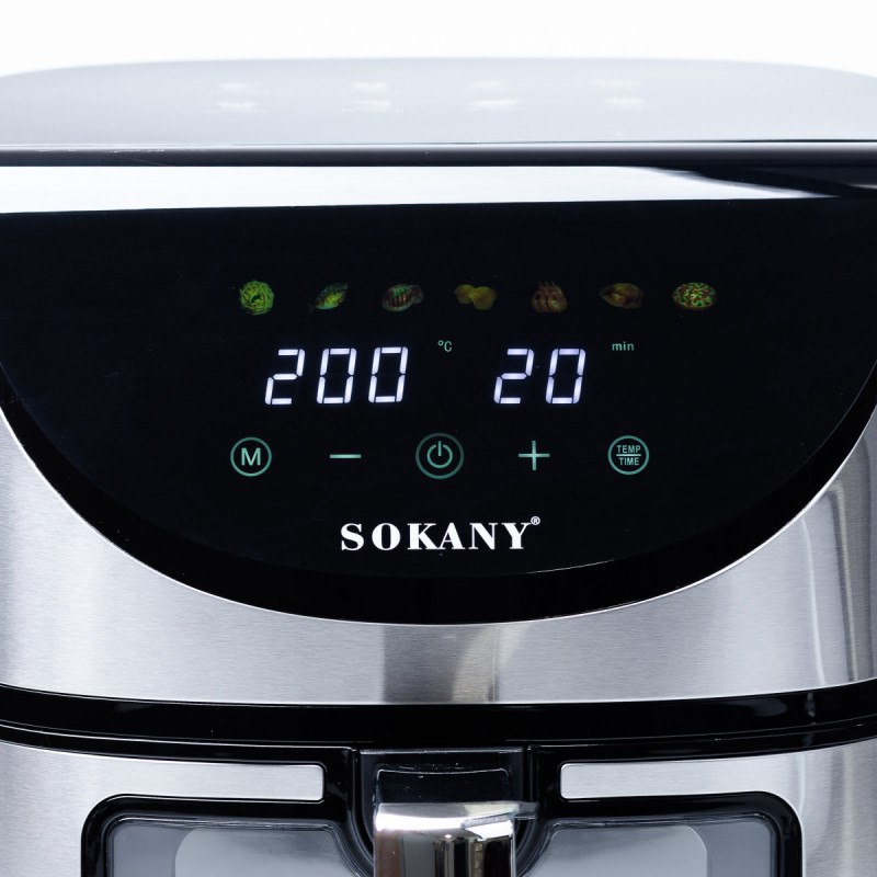 Аерофритюрниця Sokany SK-10031 Healthy AirFryer 1800W 7l аэрогриле