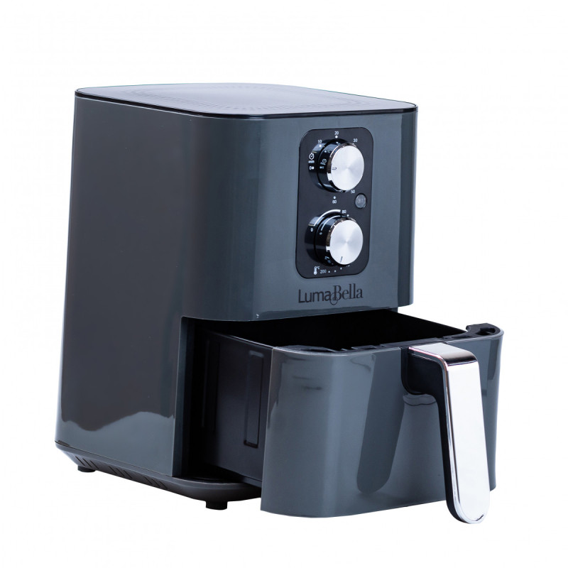 Аерофритюрниця електрична аерогриль 5.5 л 1400 Вт температура до 200 °C з таймером SOKANY