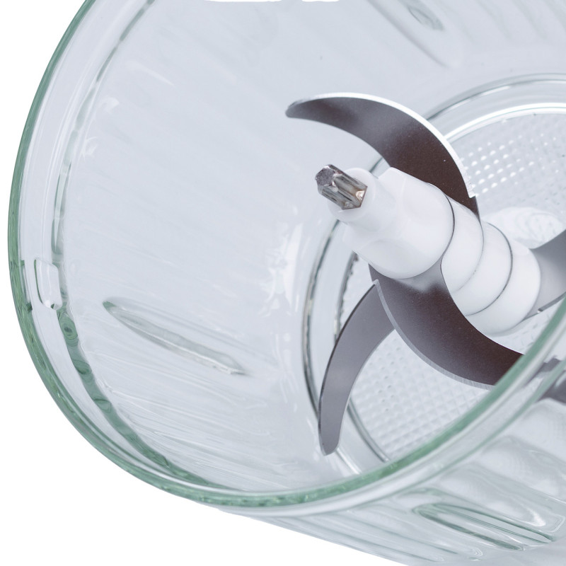 Блендер чопер подрібнювач 750 Вт 2.5 л м'ясорубка на 2 леза і 2 режими швидкості Sokany