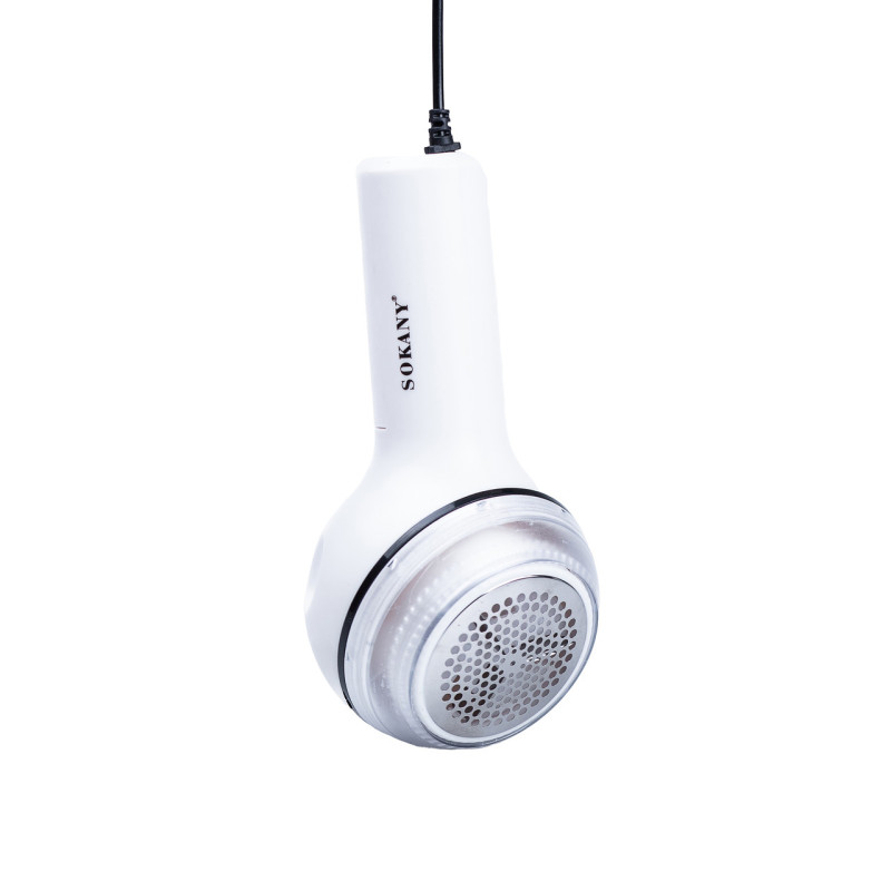 Машинка для стрижки ковтунців електрична Sokany Lint Remover 8 Вт тример для чищення одягу ручний Білий