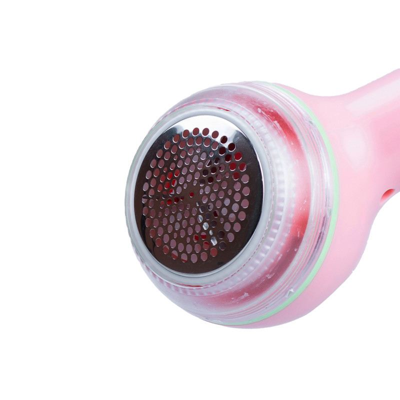 Машинка для стрижки ковтунців електрична Sokany Lint Remover 8 Вт тример для чищення одягу ручний Рожевий