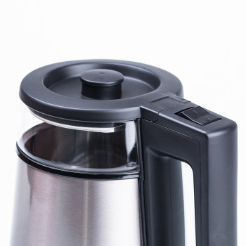 Електрочайник на 1.7 л з автоматичним вимкненням 2000 Вт Sokany Сірий