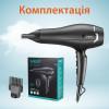 Фен для волосся професійний з концентратором 2400 Вт іонізація та 3 режими роботи VGR V-450