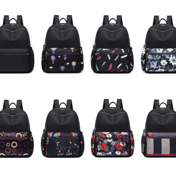 Водонепроникний нейлоновий рюкзак. Повсякденна сумка. Дорожній рюкзак. Чорний