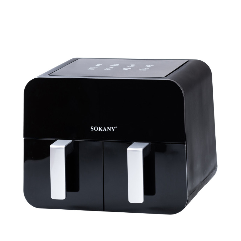 Мультипічка аерофритюрниця з двома відділеннями Sokany SK-10005 Healthy AirFryer 2400Вт 10l