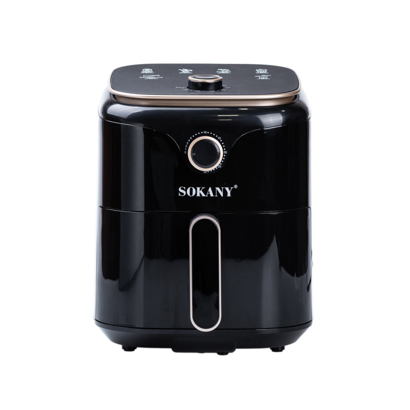 Аерофритюрниця електрична з терморегулятором 6.5 л 1500 Вт аерогриль SOKANY SK-10024