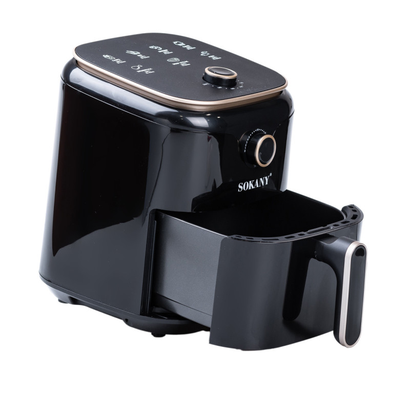 Аерофритюрниця електрична з терморегулятором 6.5 л 1500 Вт аерогриль SOKANY SK-10024