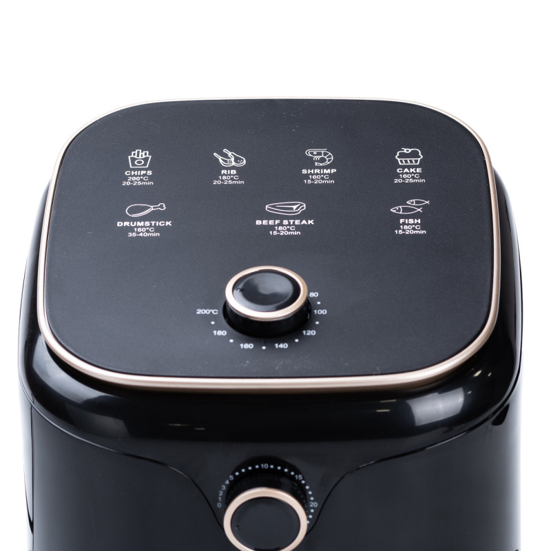 Аерофритюрниця електрична з терморегулятором 6.5 л 1500 Вт аерогриль SOKANY SK-10024