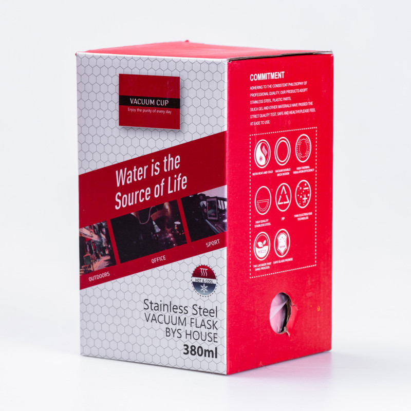 Термос із нержавіючої сталі 380 мл із датчиком температури термокружка до 12 годин