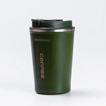 Термос із нержавіючої сталі 380 мл із датчиком температури термокружка до 12 годин Зелений