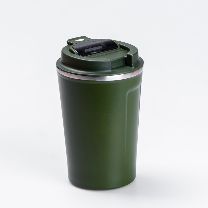 Термос із нержавіючої сталі 380 мл із датчиком температури термокружка до 12 годин Зелений