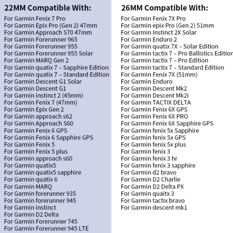 Тканинний ремінець для Garmin Epix Pro / quatix 7 / Approach / Fenix 7 / Descent G1 / MARQ / QUICK FIT 22 мм