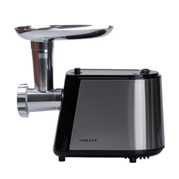 М'ясорубка електрична професійна для фаршу та ковбас потужна 2500 Вт Sokany електром'ясорубка