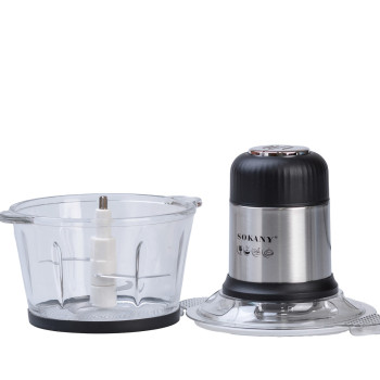 Блендер чопер подрібнювач чаша 2 л Sokany чопер кухонний