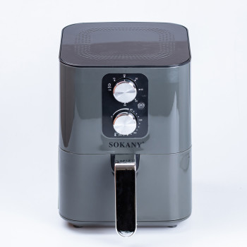 Аерофритниця електрична чаша на 5.5 л Sokany SK-ZG-8044 аерогриль з терморегулятором 1400 Вт мультипіч