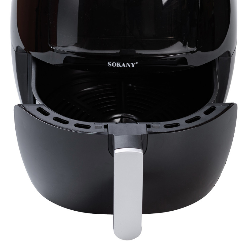 Аерофритниця електрична Sokany SK-8013 аерогриль з терморегулятором 1800 Вт мультипічь