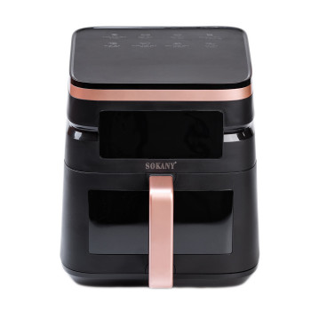 Аерофритниця електрична 7 л Sokany аерогриль з таймером та терморегулятором 1800 Вт