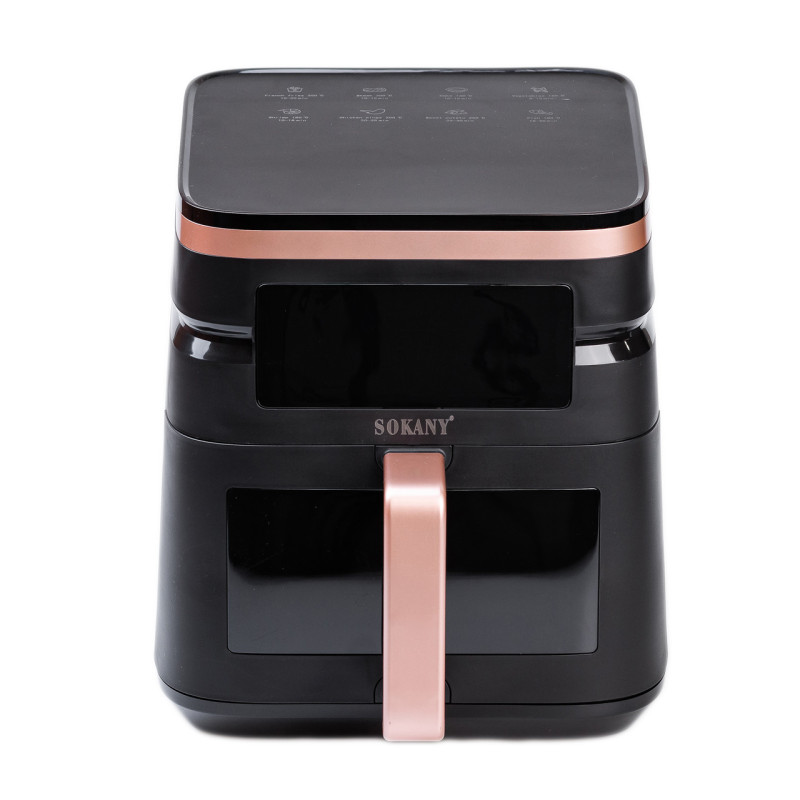 Аерофритниця електрична 7 л Sokany аерогриль з таймером та терморегулятором 1800 Вт